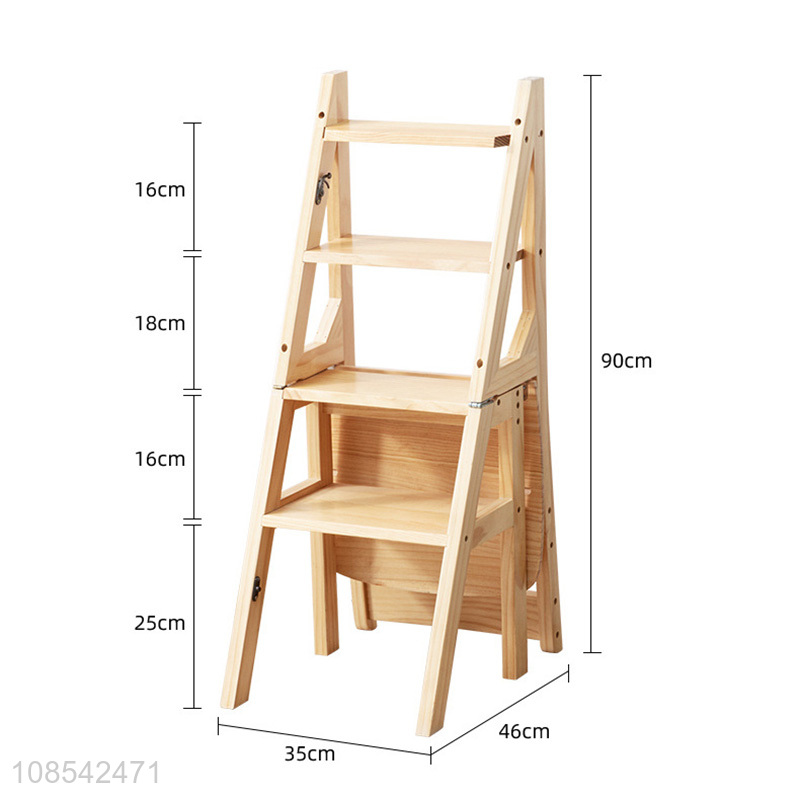 Wholesale dual-purpose 3-step ladder stool household children chair