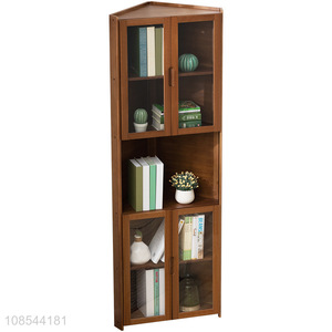 Hot selling file cabinet corner shelf bookcase wholesale