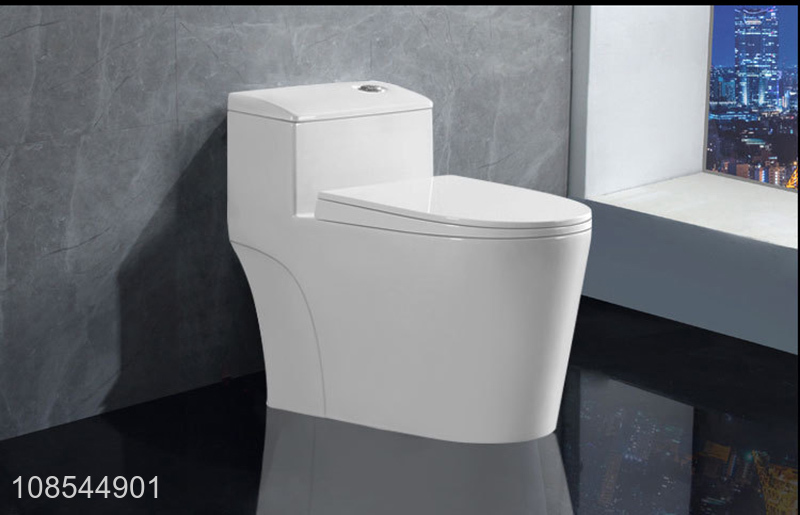 Hot selling simple and silent flush toilet ceramic siphonic toilet