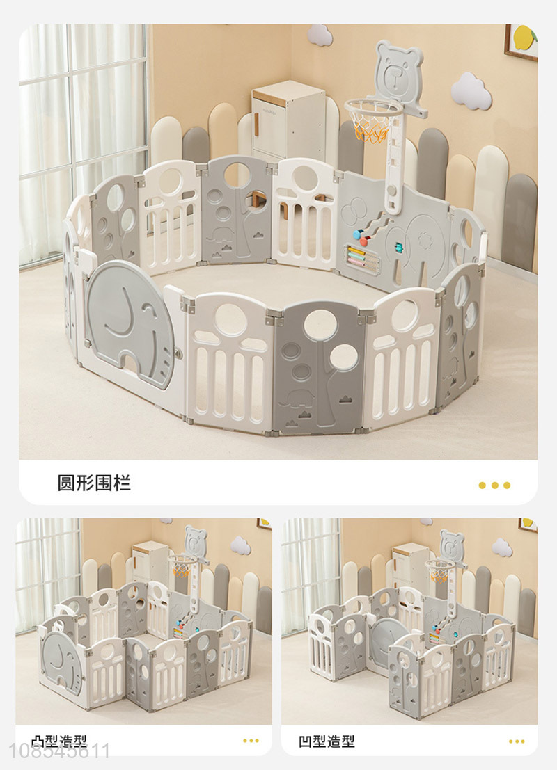 Wholesale from china baby play yard safety plastic fence