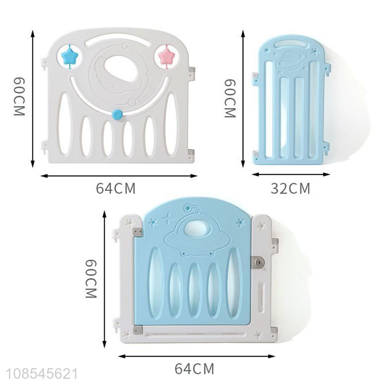 Top quality children indoor play area plastic fence playground