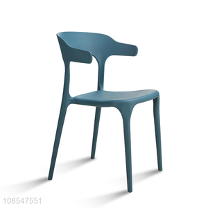 Low price modern stackable plastic chair for household