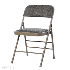 Wholesale from china thickened sponge upholstered folding chair