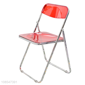 Hot products transparent office meeting room folding chair