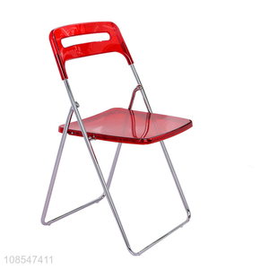 New arrival folding home office plastic chair for sale