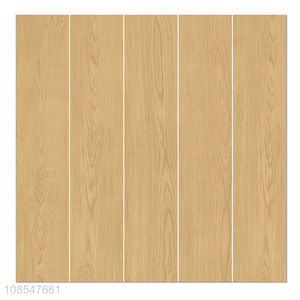 Latest design glazed wood grain tile imitation solid wood floor tile