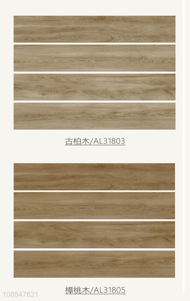 China products all-porcelain straight edge wood grain floor tile