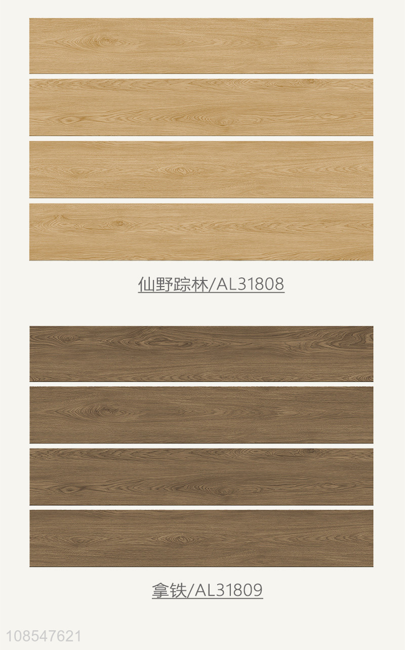 China products all-porcelain straight edge wood grain floor tile