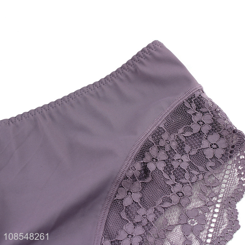 New product women plus size briefs lace panties underwear