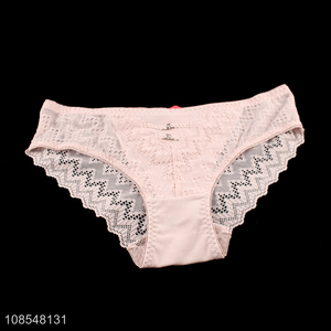 High quality women girls underwear panties lace brim briefs