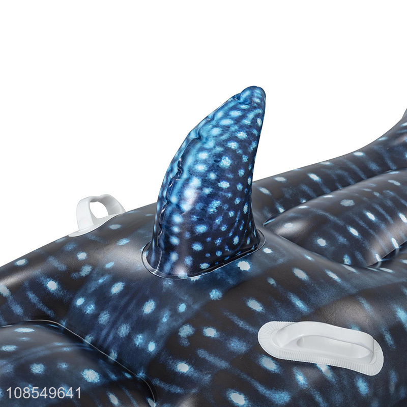 Wholesale 2-person inflatable whale pool float kids ride-on toy