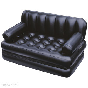 Factory supply 5-in-1 air couch foldable lounge airbed sofa