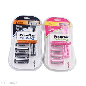 Most popular triple blades disposable <em>razor</em> for face care