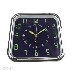 Wholesale noctilucent wall clock silent quartz clock for home use