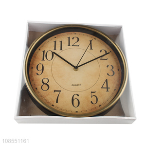 Good quality rustic style wall clock for living room bedroom