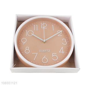 New products plastic wall clock quartz clock for home kitchen