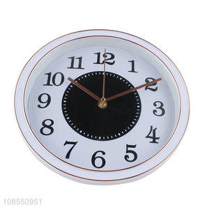 Factory supply simple design plastic wall clock for home kitchen