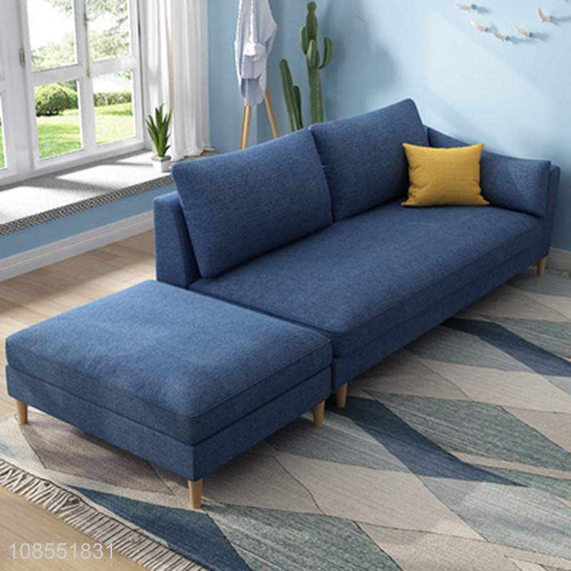 New products household all solid wood fabric sofa for sale