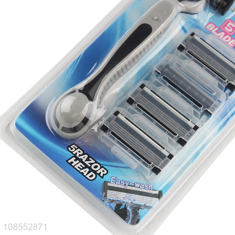 Bottom price 5 blades disposable razors multipurpose shaving razor