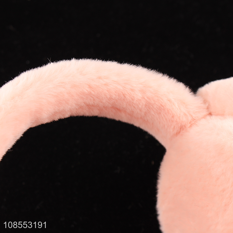 China factory comfortable winter warm plush earmuffs for sale