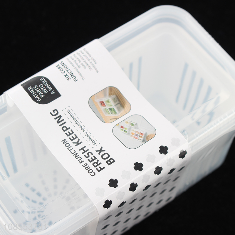 Wholesale plastic fresh-keeping box multipurpose plastic storage box