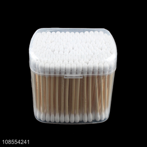 Wholesale 200pcs multipurpose disposable bamboo cotton swabs