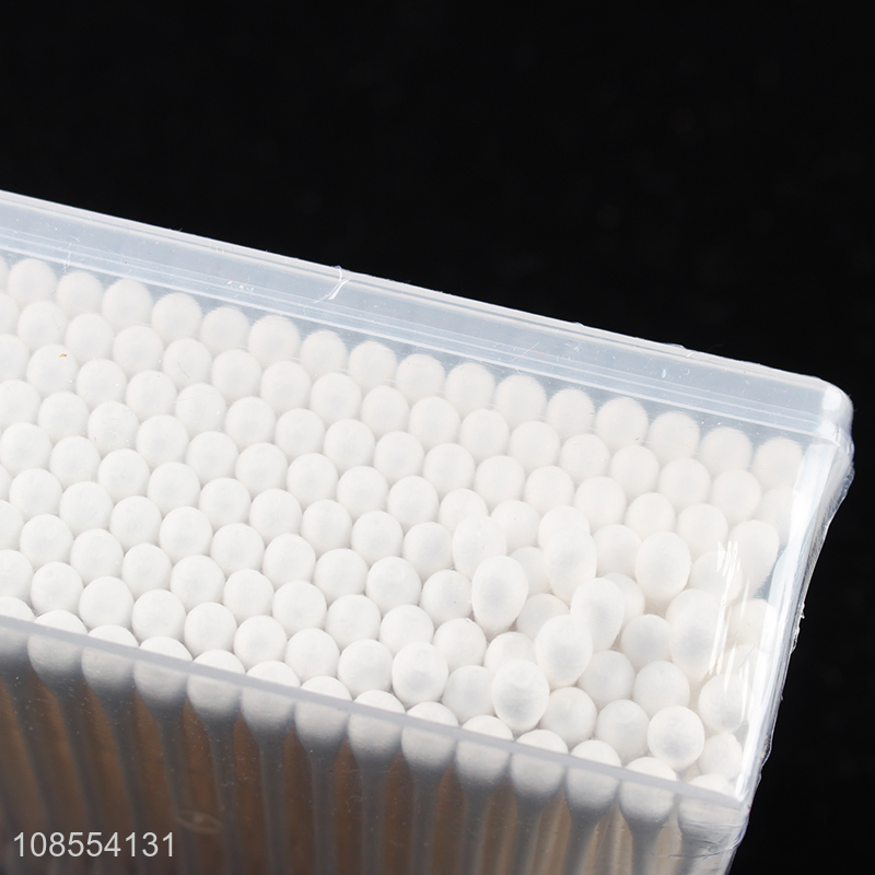 Factory supply 200pcs paper cotton swabs cotton tipped applicator