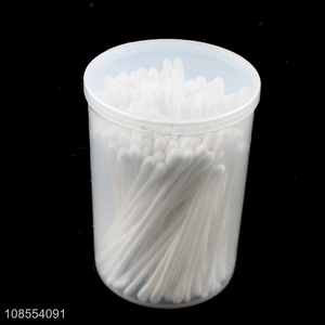 Good quality 180pcs biodegradable disposable paper cotton swabs