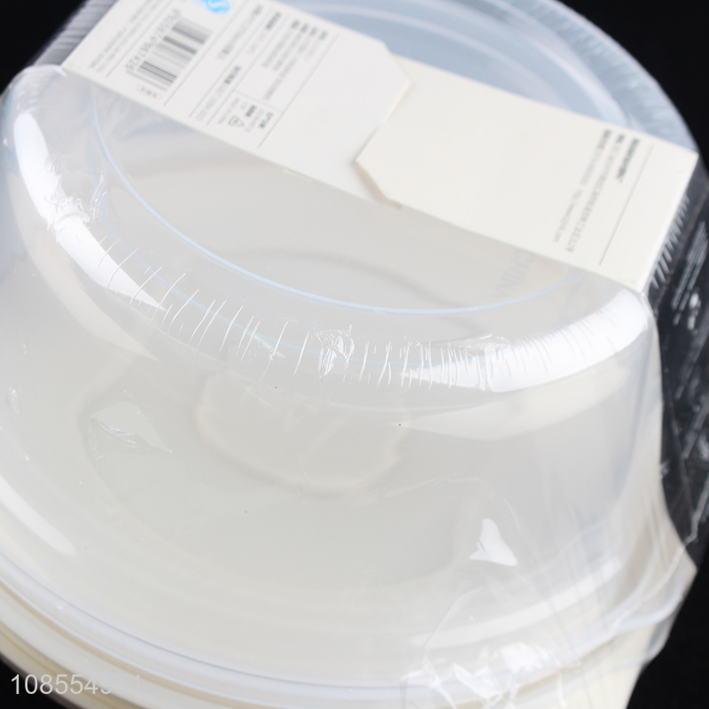 New arrival round large capacity plastic preservation box
