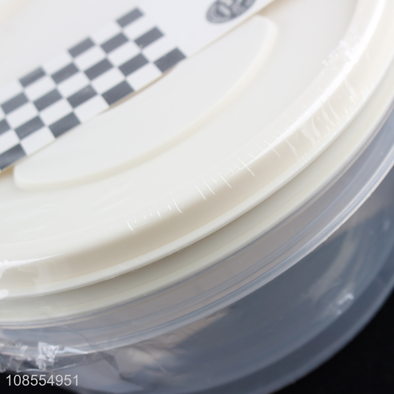 New arrival round large capacity plastic preservation box
