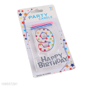 Factory price party supplies digital birthday candle