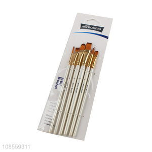 Low price 5pcs/set painting <em>brush</em> set professional paintbrush set