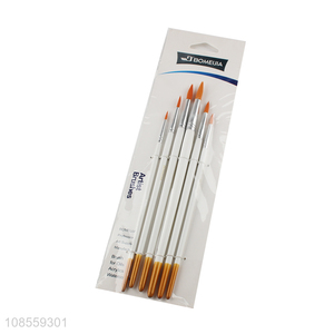New product 6pcs/set painting brush set artisit <em>paintbrush</em> set