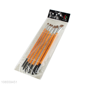 Wholesale 6pcs/set painting <em>brush</em> set acrylic paintbrush set