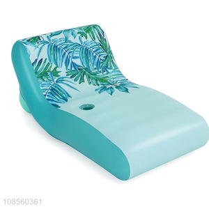 Good selling inflatable lounge float <em>beach</em> water toys