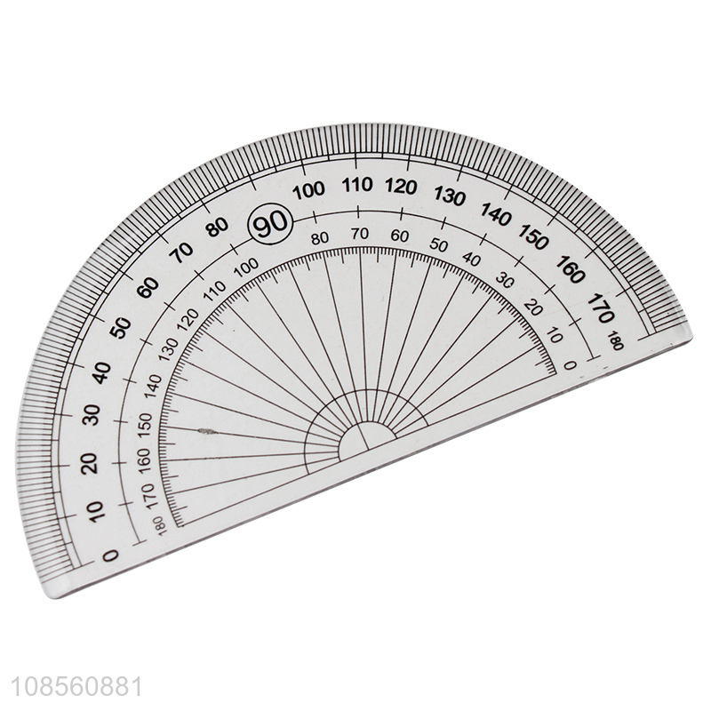 New product 4pcs/set plastic gemetric protractor ruler set