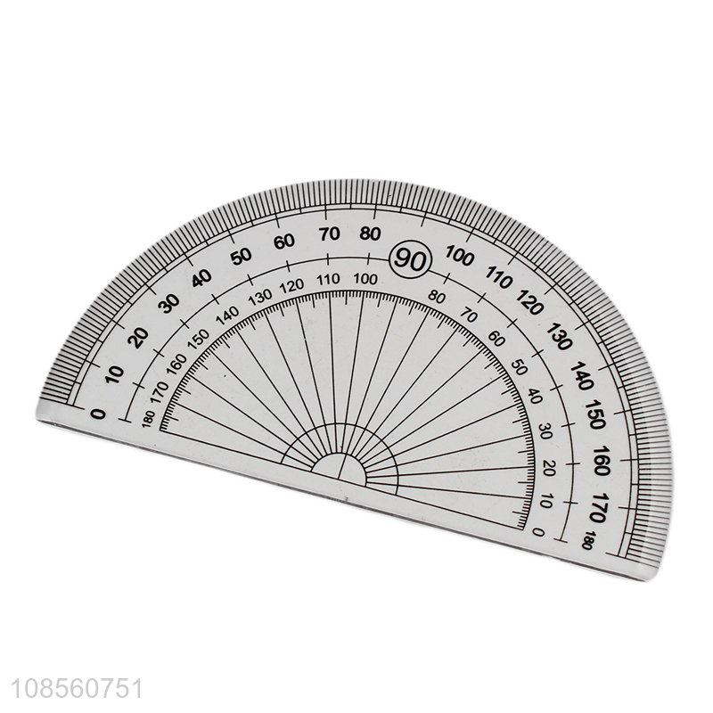 Hot selling 4pcs/set plastic protractor ruler set for student