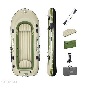 Popular products outdoor sports 4-person inflatable boat kayak for sale