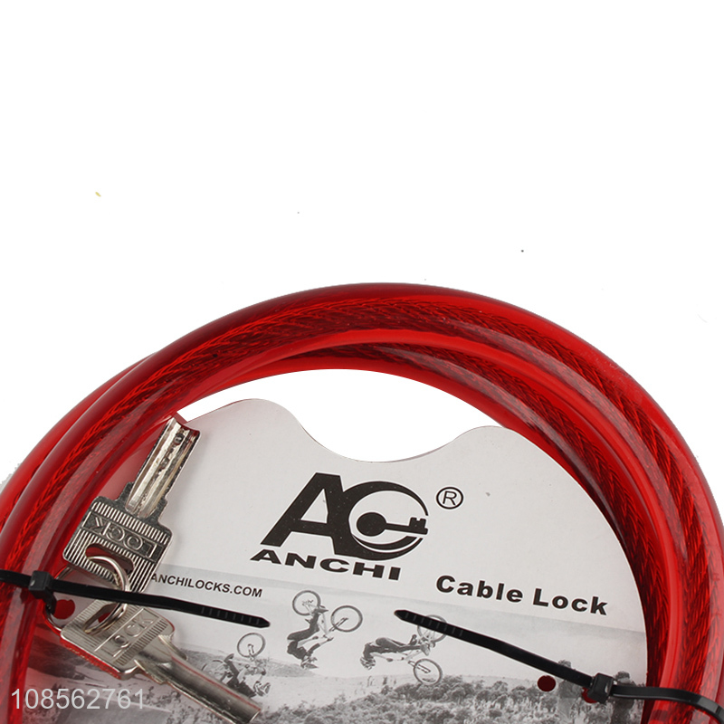 High quality anti-theft heavy duty bike lock cable lock