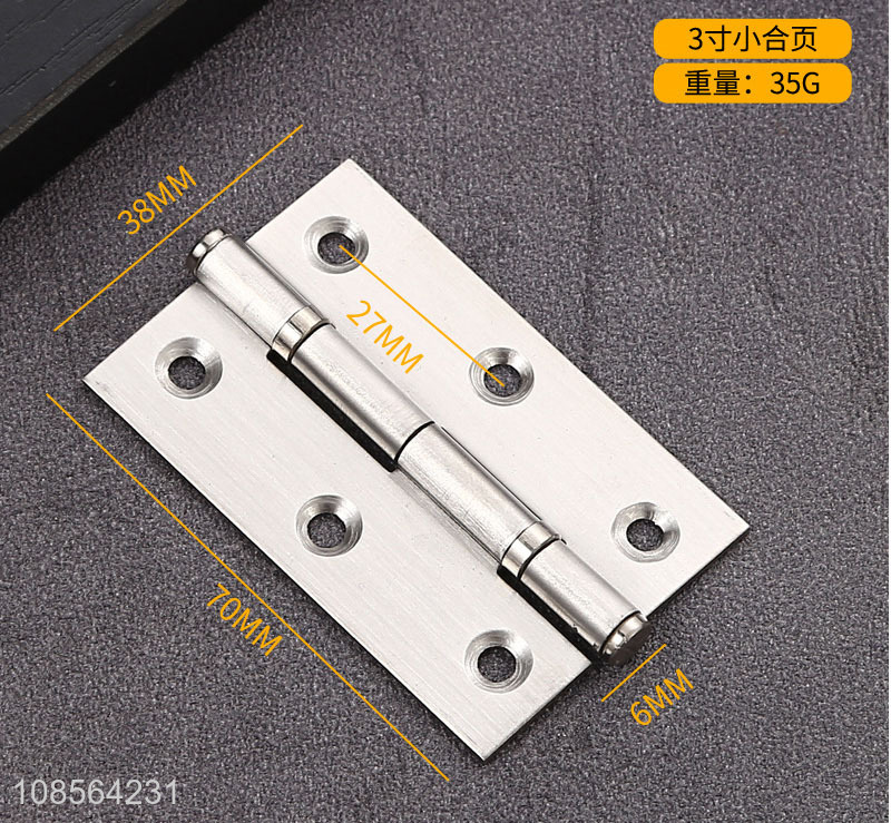 Wholesale 2 inch 201 stainless steel door hinges for wooden box