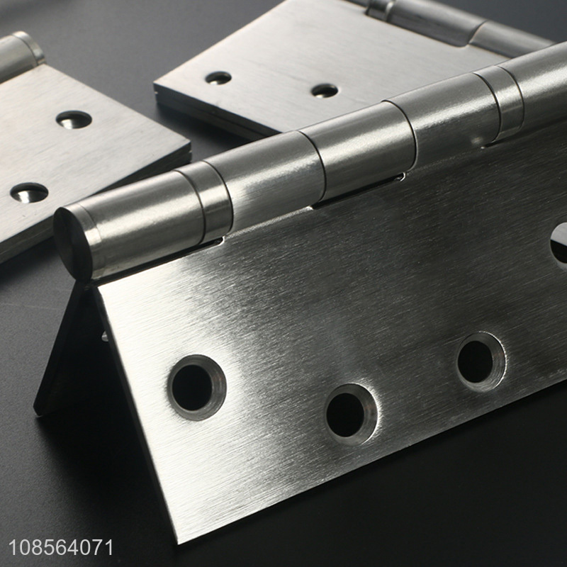 Wholesale 4.5 5 inch 201 stainless steel widened square door hinges