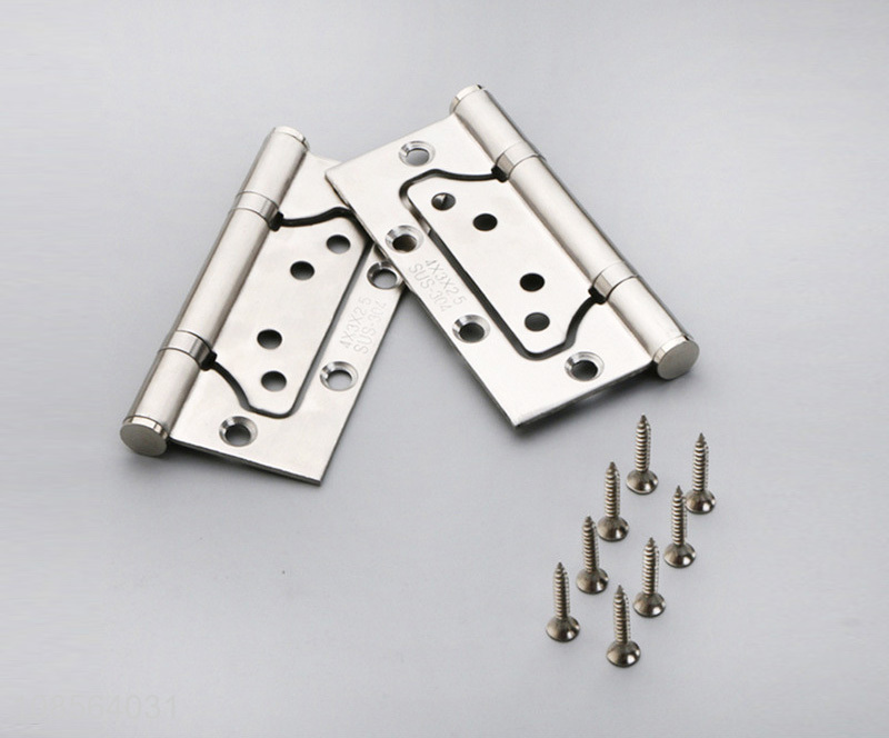 Wholesale 4*3 inch 304 stainless steel slotting free door window hinges