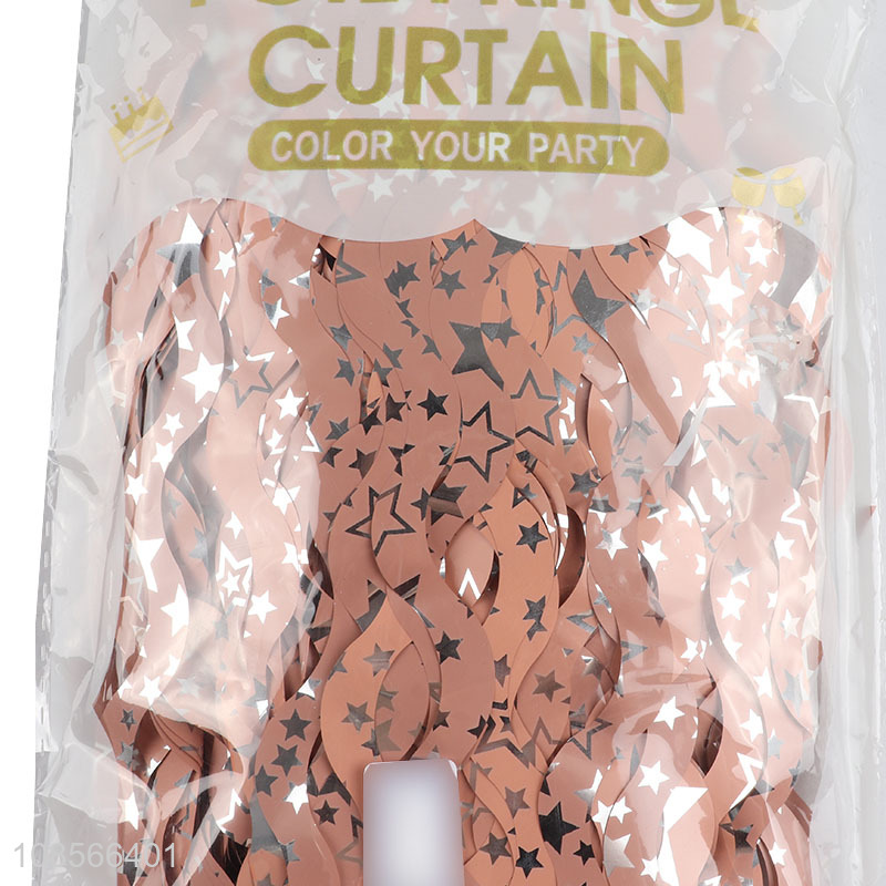 Most popular party decoration foil tassel curtain for sale