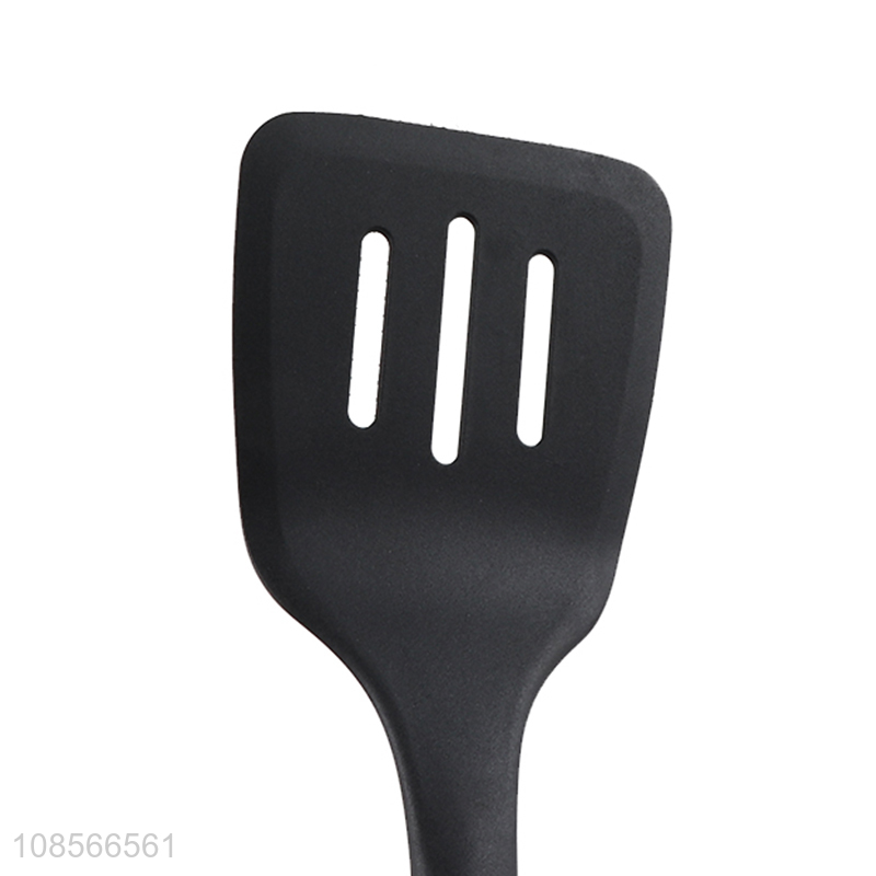Top quality long handle nylon slotted spatula for cooking