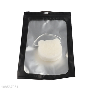 Popular products reusable body facial konjac sponge puff