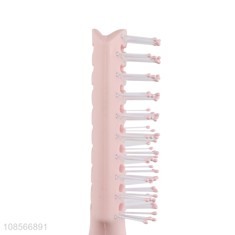 Good quality anti-static plastic massage hair comb brush