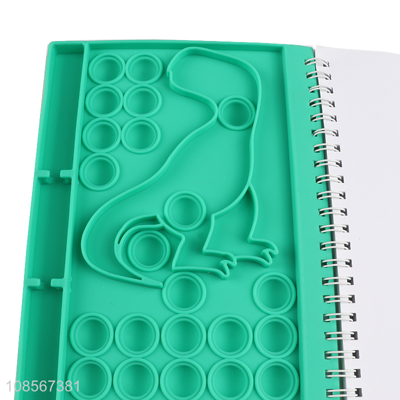 Hot selling dinosaur bubble toy notebook wholesale