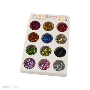 China factory nail art glitter shell powder for nail decoration