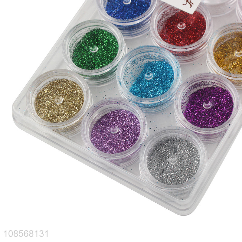 Latest products nail art decoration nail glitter powder for sale