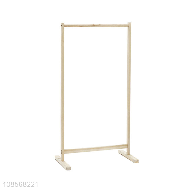 Most popular solid wood floor clothes shelf coat rack for sale